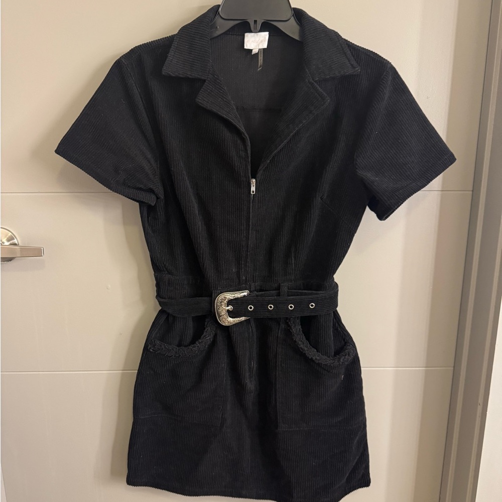 Entro Classic Black Knitwear Dress
